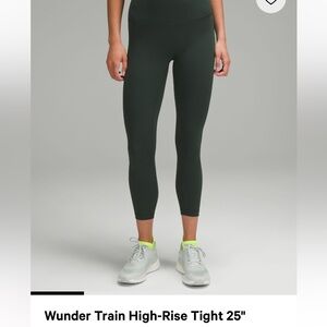 Lululemon Wunder Train high-rise Tight 25” length